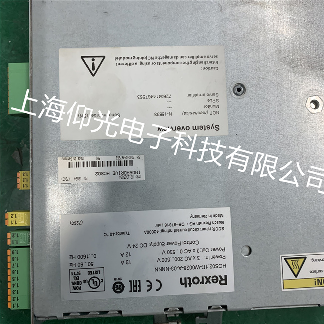 博士力士樂HVE伺服驅動器報F8027代碼維修公司