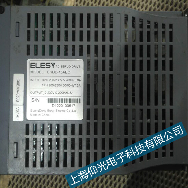 江門伊萊斯伺服驅動器AL.002過流故障維修維護