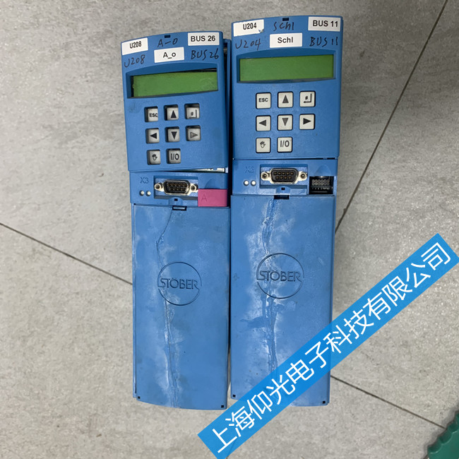 印刷機STOBER斯德博伺服驅動器報警6.OK (adjusted)維修